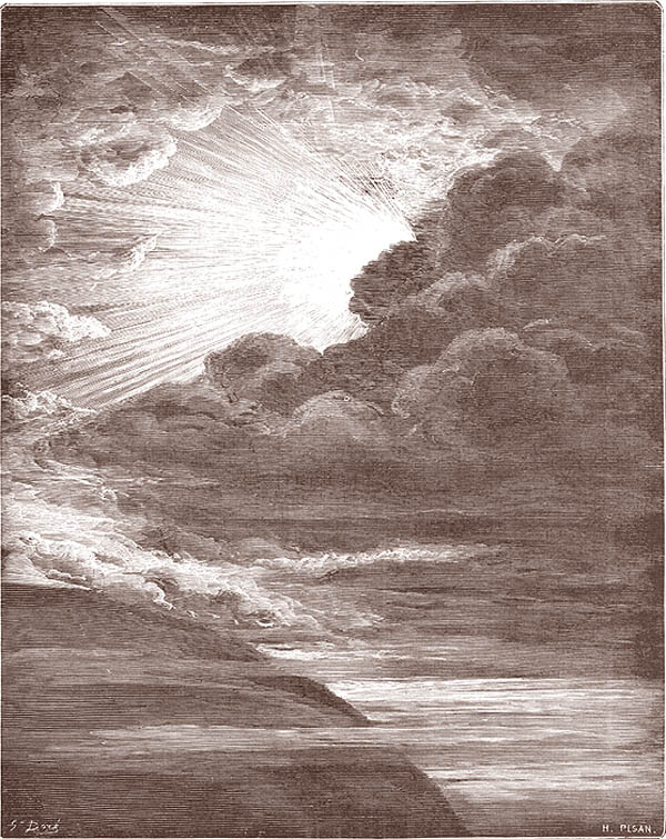 LA CREAZIONE DELLA LUCE genesi, 1-2